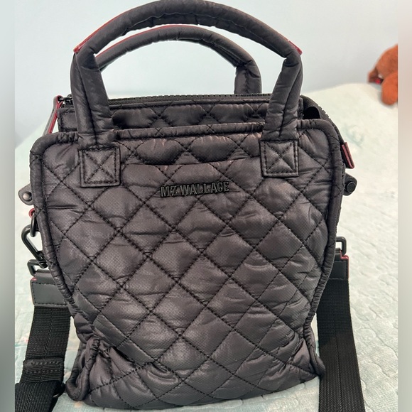 MZ Wallace Black Mini Box Tote/crossbody bag - Picture 6 of 14